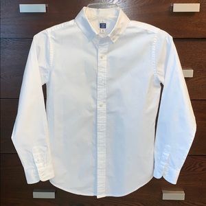 Janie and Jack White Button Down Shirt